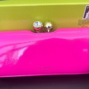 Ted Baker Pink Jeweled Wallet/Clutch
